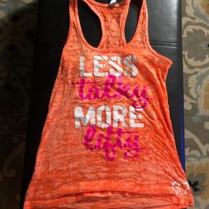 Mesh workout tank top